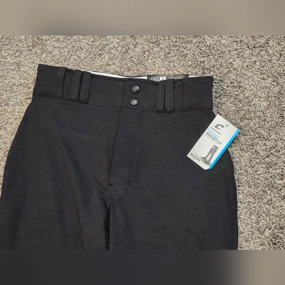 CHAMPRO Men's Triple Crown Open Bottom Baseball Pants Size Small NWT